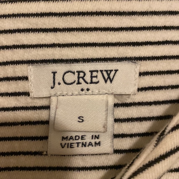 JCrew striped flutter sleeve dress - Picture 2 of 6